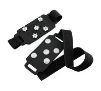 Snow Traction Cleats - Adjustable Studded Grippers, Anti Skid Crampon Spikes | Hiking Mountaineering Fishing Walking Running Gardening Outdoor Cold Weather Women Men