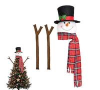 Snow Tree-Tree Tip Decor | Pretty Winter Holiday Ornaments | Tree Tip For Christmas Party Accessories Suitable As A Mid-Festival Room For Home And Home