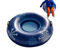 Snow Tube - 43.3" Cold Resistant Inflatable Float | Heavy Thickened Ski Ring Sleigh for Winter Adventure | Outdoor Snow Sleigh - Kids Adults Race Party Camp Picnic