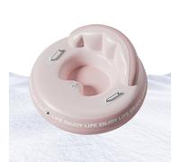 Snow Tube - Alternative to Large Round Sledge, Thick Layer Air-Filled Construction, Secure Pull Loops, High Load Carrier Ring Shape | For Slopes