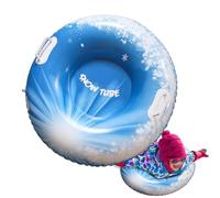 Snow Tube for Children - Inflatable Winter Sledge for Children - 80 cm Folding Tube with 2 Handles for Skating and Outdoor Skiing