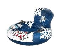 Snow Tube - Inflatable Sled | Thickened and Abrasion Resistant Sled Tubes | Tool-Free Blow Tube with Handle | Weather Resilience | for Outdoor, Winter