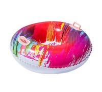 Snow Tube - Inflatable Sledge PVC for Adults and | Round Thick Non-Slip Sledge with Handles | Winter Outdoor Sports Family Snow Trail Riding Toy Slide Safe
