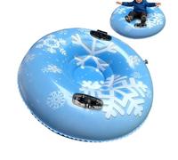 Snow Tube Inflatable Snow Ring Hose, Outdoor Sledge Ring, for Outdoor Driveways, Walkways, Pools, Beach Meetings in Winter, Quick Setup Function: Designed with a Compact Foldable