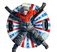 Snow Tube, Inflatable Snow Tube, Inflatable Snow Sledge with Handles, Comfortable Snow Sledge, Large Snow Tubing, Fun Winter Toys, for Ski Lovers