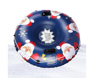Snow Tube Sled - Thickened PVC Inflatable Winter Floater, Cold Resistant Sa | Snow Tube Sled - Thickened PVC Inflatable Winter Floater, Cold Resistant Santa Snowman Design, Outdoor Toboggan | Heavy Duty
