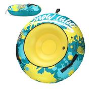 Snow Tube, Sledding Tubes, 33.86 Inches Resistant Inflatable Snowboard | Inflatable Winter Snow Tube Sled | Heavy Duty Snow Ski Tube for Outdoor Sledding with Thickened Handles and Oxford Cover