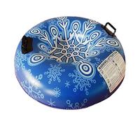 Snow Tube - Thickened Inflatable Snow Sled with Snowflake Design | Portable Snow Sledding Tube for Winter Fun, Durable Outdoor Toys for Family Activities, Enjoy Snow Play and Adventures.