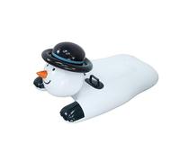 Snow Tube, Winter Snowman Snow Tube Inflatable Snow Sled Double Handles Ski Board for Kids
