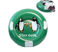 Snow Tubes, Extra Thick Inflatable Snow Tube Sled for Cold Weather Outdoor Activities with Sturdy Grip Handles for Comfortable Riding, Winter Toys for Adults Children in Parks, Backyards