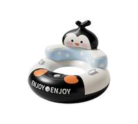 Snow Tubes for Adults Inflatable Penguin Backrest Design Winter Toys | with Handles 2 Person Snow Tube for Boys Girls Sledding Ski Sports Water Lake Pool Christmas Outdoor River Holiday Party