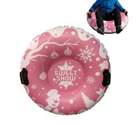 Snow Tubes for Kids | Inflatable Snow Sledge for Christmas - for Sled with Handle, for Outdoor Use During Winter on the Trail the Pool the Beach for Meetings and Fi