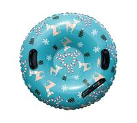 Snow Tubes for Kids - Lightweight Heavy Duty Sliding Tube with Reindeer Pattern for Family, Friends, Men, Women, and Children, Perfect for Sports, Christmas, Holiday, and Outdoor Snow Activities