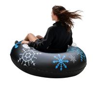 Snow Tubes for Kids - Reinforced PVC Donut with Double Handle | 90cm Inflatable Ski Tube with Double Thick Handle - for Christmas Outdoor Lake Skiing Winter Game Women Men Friends Kids