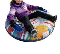 Snow Tubes for Sledge - Round Winter Inner Tubes, Thick Puncture Resistant Material, Easy and Non-Slip Inflation Valve | Smooth Slide Slide Slide That Enables and