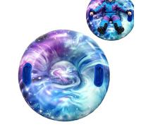 Snow Tubing Inflatable Winter Towable Sled Raft with Handles | Sledding Tube for Winter Ski Lake River Pool Beach Outdoor Park