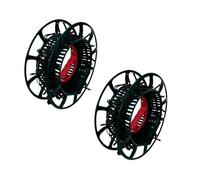 SNOW WHITE 2X Christmas Light Storage Wheel Wind Up Cable String Light Organiser With Handle