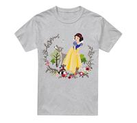 Snow White And Her Forest Friends T-Shirt Grey | Size: XL Snow White Grey XL