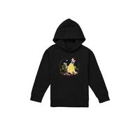 Snow White And Her Forest Friends Youth Kids Pull-Over Hoodie, Black Disney Black 5-6 Years