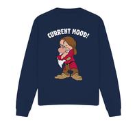 Snow White And The Seven Dwarfs, Current Mood, Grumpy Sweatshirt Navy | Size: Medium Snow White Navy M