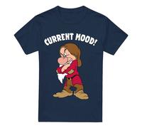 Snow White And The Seven Dwarfs, Current Mood, Grumpy T-Shirt Navy | Size: Medium Snow White Navy M