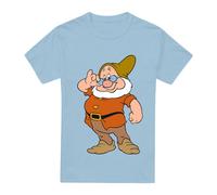 Snow White And The Seven Dwarfs, Doc, The Leader T-Shirt Light Blue | Size: Small Snow White Light Blue S