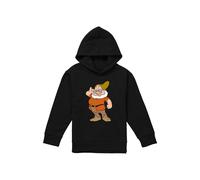 Snow White And The Seven Dwarfs, Doc, The Leader Youth Kids Pull-Over Hoodie, Black | Size: 12-13 Years Snow White Black 12-13 Years
