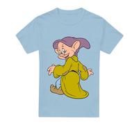 Snow White And The Seven Dwarfs, Dopey Poses T-Shirt Light Blue | Size: Small Snow White Light Blue S