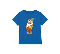 Snow White And The Seven Dwarfs, Flirty Bashful kids t-shirt in Royal | Size: 3-4 Years Snow White Royal 3-4 Years