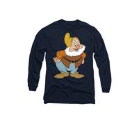 Snow White And The Seven Dwarfs, Happy Long Sleeve T-Shirt, Navy Disney Navy S