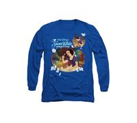 Snow White And The Seven Dwarfs Movie Stills Long Sleeve T-Shirt, Royal Disney Royal XL