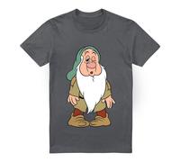 Snow White And The Seven Dwarfs, Sleepy Struggles T-Shirt Charcoal | Size: XL Snow White Charcoal XL