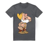Snow White And The Seven Dwarfs, Sneezy T-Shirt Charcoal | Size: Small Snow White Charcoal S