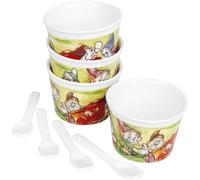 Snow White and the Seven Dwarfs The Seven Dwarves - Set of four ice cream cups with teaspoons Bowl multicolour Onesize