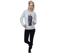 Snow White And The Seven Dwarfs Women's Classic Evil Queen Heather Sweatshirt in Grey | Size: Medium Snow White And The Seven Dwarfs Grey M