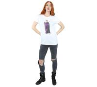 Snow White And The Seven Dwarfs Women's Evil Queen Cotton Boyfriend T-Shirt in White | Size: 2XL Snow White And The Seven Dwarfs White 2XL