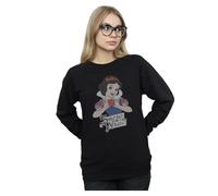 Snow White Apple Sweatshirt Disney Princess Black S