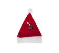 Snow White Branded Traditional Santa Hat, Approx 20cm Diameter