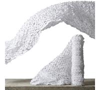 Snow White Camo Netting for Sunshade, 2x5M 4x5M Military Oxford Camouflage Net for Hunting, Camping, Garden, Pergola and Decoration, Reinforced Sun Protection Privacy Screen(1.5x7M)