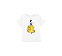 Snow White Girl's Fairest Princess Of Them All T-Shirt White | Size: 7-8 Years Snow White White 7-8 Years