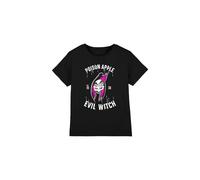 Snow White Girl's Poison Apple, Evil Witch Est. 1938 T-Shirt Black | Size: 5-6 Years Snow White Black 5-6 Years