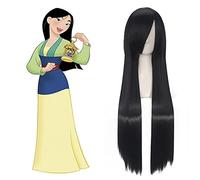 Snow White Hair Ralph Breaks the Internet Cosplay Wig Princess Rapunzel Belle Aurora Merida Moana Cinderella Jasmine Ariel Tiana Mulan