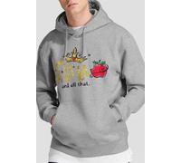 Snow White Men's Fa La La & All That Christmas Sparkle Hoodie Light Grey | Size: Large Snow White Light Grey L