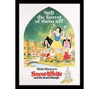 Snow White Still The Fairest Framed 30 x 40cm Print, MDF, Multi-Colour, 42 x 32 x 2.4 cm