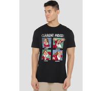 Snow White & The 7 Dwarfs Father's Day Current Mood Grumpy Dad T-Shirt, Black Disney Black XXXL