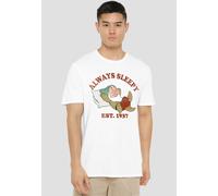 Snow White & The 7 Dwarfs Father's Day Sleepy Dad 1937 T-Shirt, White Disney White XXL