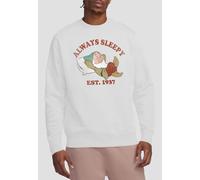 Snow White & The 7 Dwarfs Snow White Father'S Day Sleepy Dad 1937 Sweatshirt, White Disney White L