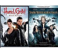 Snow White & The Huntsman + Hansel & Gretel: Witch Hunters DVD Set Amazing Fairy Tale Action Double Feature