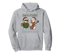 snowasis some might sleigh Pullover Hoodie, Adult Unisex, Heather Grey, Medium