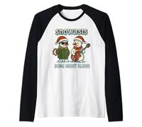 snowasis Some Might Sleigh Raglan Baseball Tee